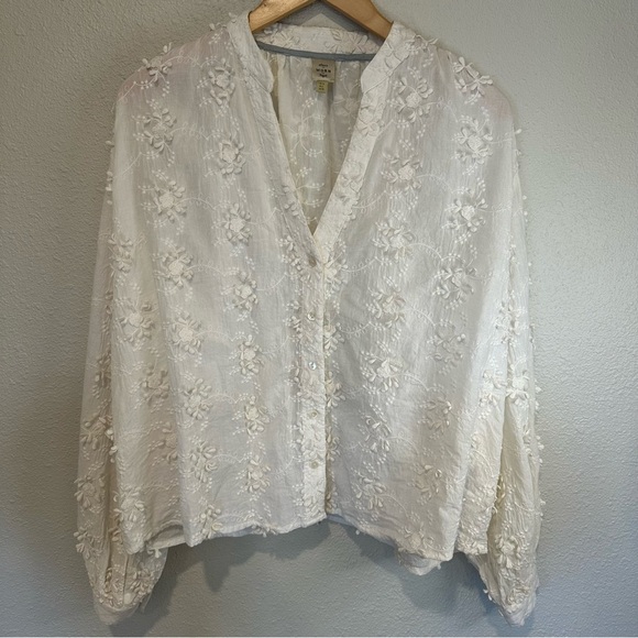 Anthropologie Seen Kept Worn Jeanette Blouse - Picture 5 of 16